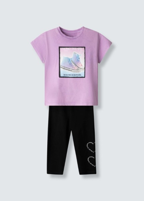 Εβίτα Σετ 2 Τεμαχίων Μωβ 266002